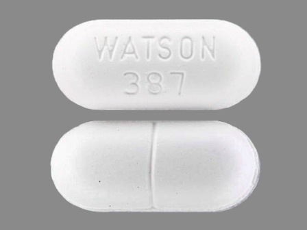WATSON 387: (0904-7632) Apap 750 mg / Hydrocodone Bitartrate 7.5 mg Oral Tablet by Major Pharmaceuticals