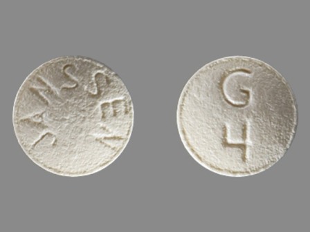 JANSSEN G 4: (10147-0881) Galantamine 4 mg (As Galantamine Hydrobromide 5.126 mg) Oral Tablet by Patriot Pharmaceuticals, LLC