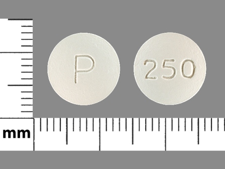 P 250: (16571-411) Ciprofloxacin 250 mg (As Ciprofloxacin Hydrochloride 297 mg) Oral Tablet by Redpharm Drug Inc.