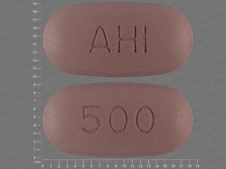 AHI 500: (16729-019) Mycophenolate Mofetil 500 mg Oral Tablet by A-s Medication Solutions