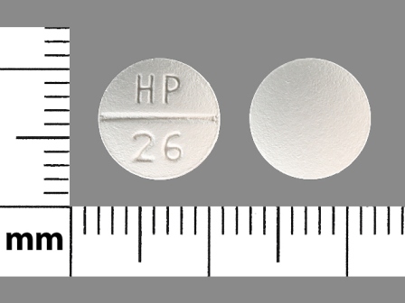 HP 26: (23155-026) Verapamil Hydrochloride 80 mg Oral Tablet by Remedyrepack Inc.