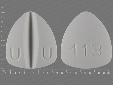 U U 113: (29300-113) Lamotrigine 150 mg Oral Tablet by Remedyrepack Inc.