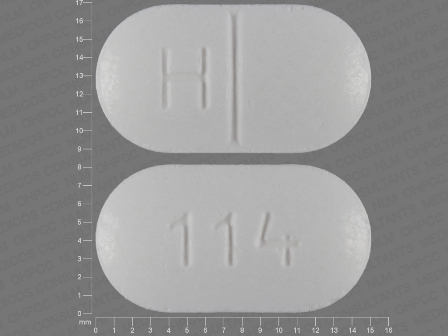 114 H: (31722-533) Methocarbamol 500 mg Oral Tablet by Bryant Ranch Prepack