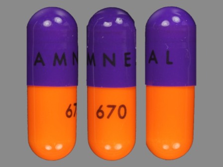 Amneal 670: (42291-102) Acebutolol Hydrochloride 400 mg Oral Capsule by Amneal Pharmaceuticals of New York LLC