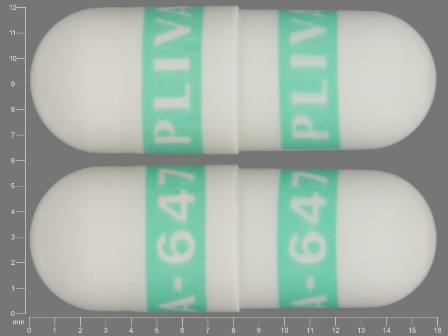 PLIVA 647 PLIVA 647: (42291-396) Fluoxetine 10 mg Oral Capsule by Avkare, Inc.