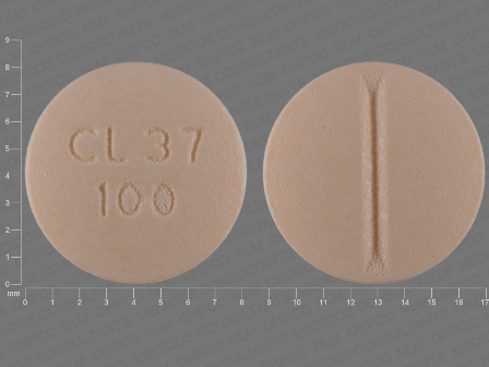 CL37 100: (43199-037) Labetalol Hydrochloride 100 mg Oral Tablet by A-s Medication Solutions