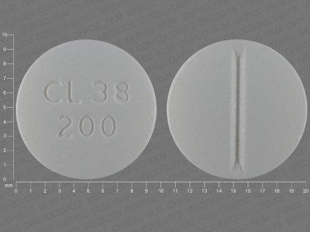 CL38 200: (43199-038) Labetalol Hydrochloride 200 mg Oral Tablet by County Line Pharmaceuticals LLC