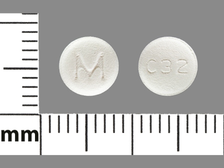 M C32: (43353-156) Carvedilol 6.25 mg Oral Tablet, Film Coated by Aphena Pharma Solutions - Tennessee, LLC