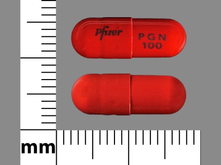 Pfizer PGN 100: (43353-413) Lyrica 100 mg Oral Capsule by Aphena Pharma Solutions - Tennessee, LLC