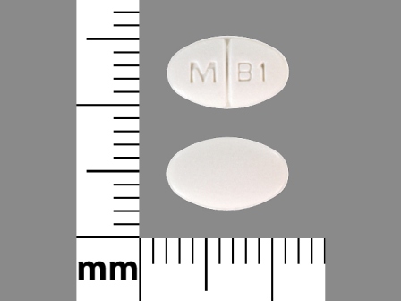 M B1: (43353-609) Buspirone Hydrochloride 5 mg Oral Tablet by Aphena Pharma Solutions - Tennessee, LLC