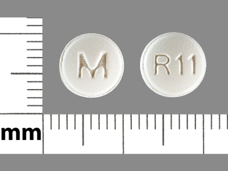 M R11: (43353-755) Risperidone 1 mg Oral Tablet, Film Coated by Aphena Pharma Solutions - Tennessee, LLC