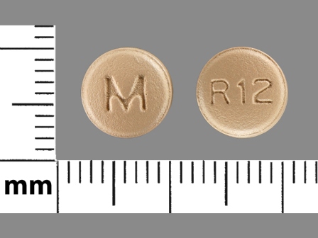 M R12: (43353-757) Risperidone 2 mg Oral Tablet, Film Coated by Aphena Pharma Solutions - Tennessee, LLC