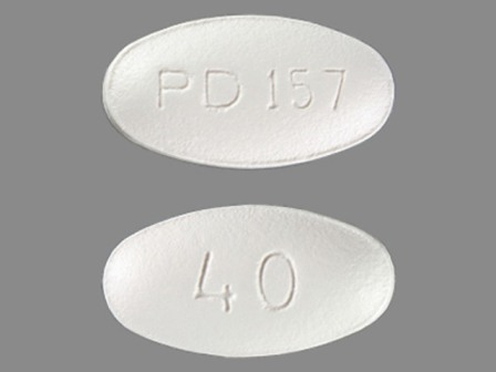 PD 157 40: (43353-826) Atorvastatin (As Atorvastatin Calcium) 40 mg Oral Tablet by Aphena Pharma Solutions - Tennessee, LLC