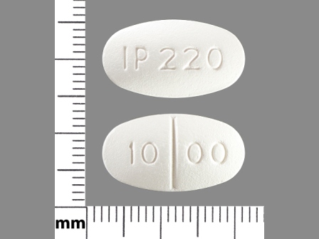 IP220 1000: (43353-885) Metformin Hydrochloride 1000 mg Oral Tablet by Aphena Pharma Solutions - Tennessee, LLC
