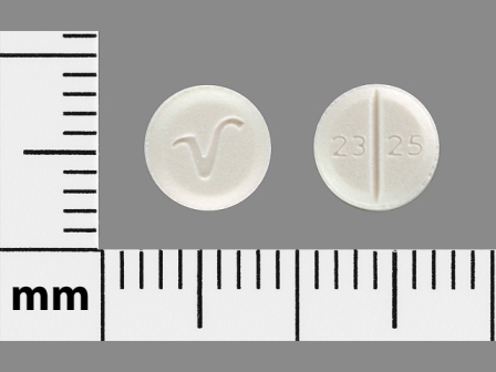 2325 V: (43353-913) Benztropine Mesylate .5 mg Oral Tablet by Aphena Pharma Solutions - Tennessee, LLC