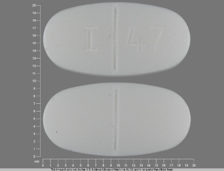 I47: (43547-250) Metformin Hydrochloride 1000 mg Oral Tablet, Film Coated by Blenheim Pharmacal, Inc.