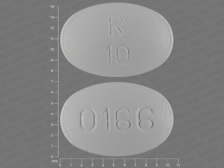 R10 0166: (43598-166) Olanzapine 10 mg Oral Tablet, Film Coated by Remedyrepack Inc.