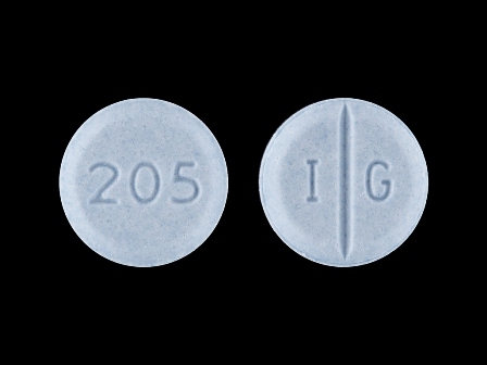 IG 205: (45802-947) Glimepiride 4 mg Oral Tablet by Perrigo New York Inc