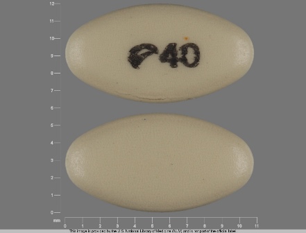 40: (45963-570) Pantoprazole 40 mg (As Pantoprazole Sodium Sesquihydrate 45.1 mg) Delayed Release Tablet by Actavis Inc.