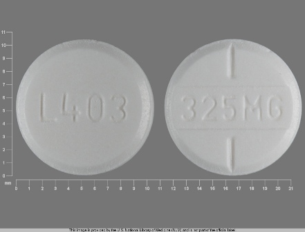 L403 325mg acetaminophen