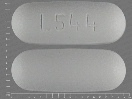 L544 White Oval Pill