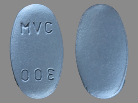 MVC300: (49702-224) Selzentry 300 mg Oral Tablet, Film Coated by A-s Medication Solutions