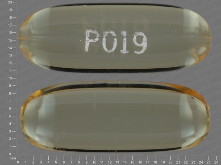 P 019: (49884-019) Omega-3-acid Ethyl Esters 900 mg Oral Capsule, Liquid Filled by A-s Medication Solutions