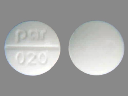 Par 020: (49884-020) Isdn 5 mg Oral Tablet by Par Pharmaceutical Inc.