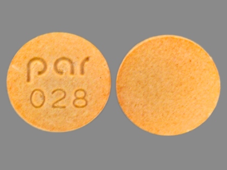 Par 028: (49884-028) Hydralazine Hydrochloride 50 mg Oral Tablet by Cardinal Health