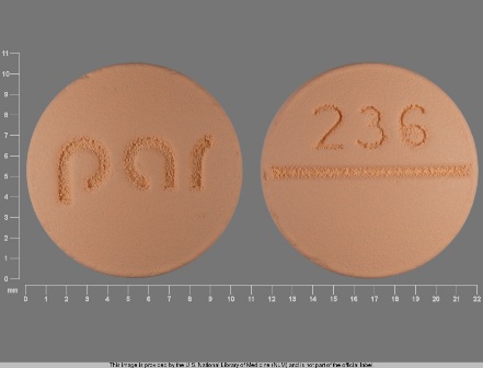 par 236: (49884-236) Doxycycline (As Doxycycline Monohydrate) 150 mg Oral Tablet by Par Pharmaceutical Inc