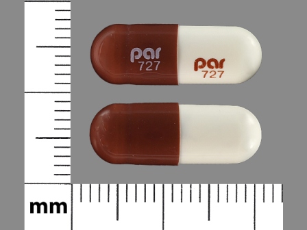 par 727: (49884-727) Doxycycline 100 mg Oral Capsule by Proficient Rx Lp