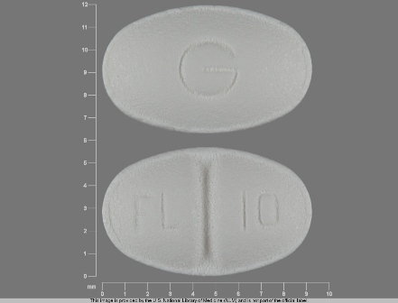 FL 10 G: (49884-734) Fluoxetine 10 mg (As Fluoxetine Hydrochloride 11.2 mg) Oral Tablet by Par Pharmaceutical, Inc