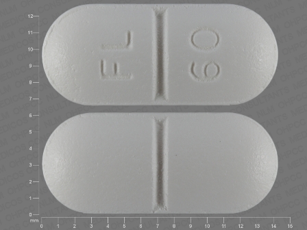 FL 60: (49909-005) Fluoxetine (As Fluoxetine Hydrochloride) 60 mg Oral Tablet by Edgemont Pharmaceuticals, LLC