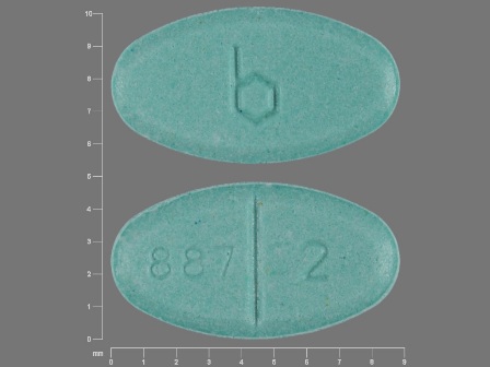 887 2 b: (50090-1876) Estradiol 2 mg Oral Tablet by A-s Medication Solutions