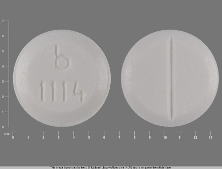 b 1114: (50111-393) Benztropine Mesylate 500 Mcg Oral Tablet by Ncs Healthcare of Ky, Inc Dba Vangard Labs