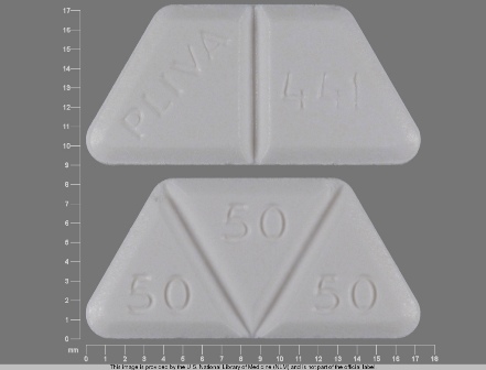 PLIVA 441 50 50 50: (50111-441) Trazodone Hydrochloride 150 mg Oral Tablet by Pliva Inc.