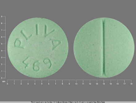 PLIVA 469: (50111-469) Propranolol Hydrochloride 40 mg Oral Tablet by Pliva Inc.