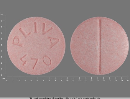 PLIVA 470: (50111-470) Propranolol Hydrochloride 60 mg Oral Tablet by Impax Generics