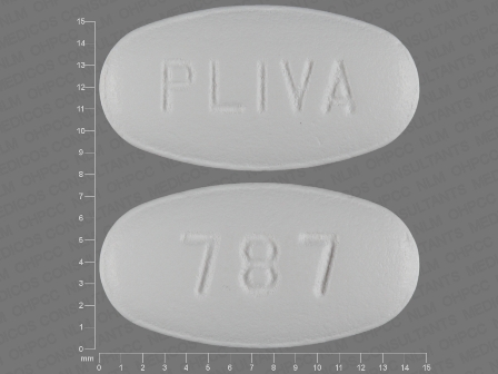 PLIVA 787: (50111-787) Azithromycin 250 mg Oral Tablet 6 Count Pack by Pliva Inc.