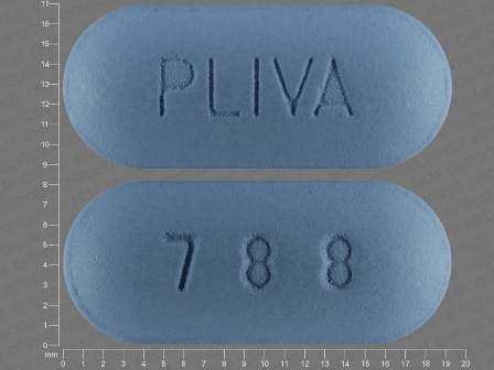 Pliva 788 blue tablet