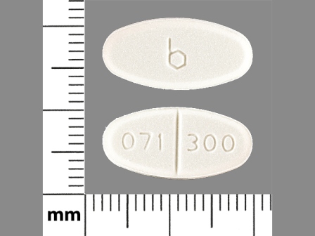 b 071 300: (51079-083) Inh 300 mg Oral Tablet by Udl Laboratories, Inc.