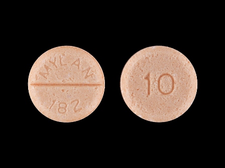 MYLAN 182 10: (51079-277) Propranolol Hydrochloride 10 mg Oral Tablet by Udl Laboratories, Inc.