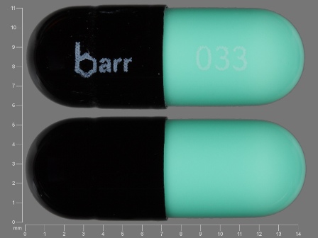 barr 033: (51079-375) Chlordiazepoxide Hydrochloride 10 mg Oral Capsule by Mylan Institutional Inc.