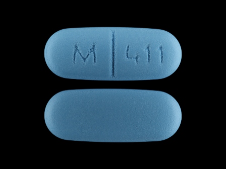 M 411: (51079-869) Verapamil Hydrochloride 240 mg Extended Release Tablet by Mylan Institutional Inc.