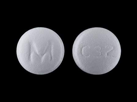 M C32: (51079-930) Carvedilol 6.25 mg Oral Tablet by Mylan Institutional Inc.