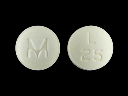 L 25 M: (51079-983) Lisinopril 20 mg Oral Tablet by Mylan Institutional Inc.