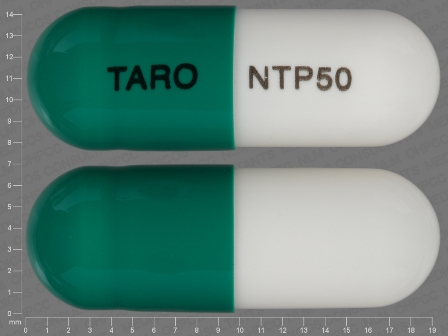 TARO NTP50: (51672-4003) Nortriptyline (As Nortriptyline Hydrochloride) 50 mg Oral Capsule by Taro Pharmaceuticals U.S.a., Inc.