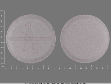 T 45: (51672-4042) Clorazepate Dipotassium 3.75 mg Oral Tablet by Taro Pharmaceuticals U.S.a., Inc.