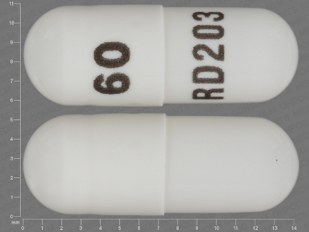 60 RD203: (51991-817) Propranolol Hydrochloride 60 mg 24 Hr Extended Release Capsule by Breckenridge Pharmaceutical, Inc.