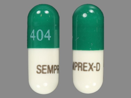 404 SEMPREX D: (52244-404) Semprex-d (Acrivastine 8 mg / Pseudoephedrine Hydrochloride 60 mg) Oral Capsule by Actient Pharmaceuticals, LLC